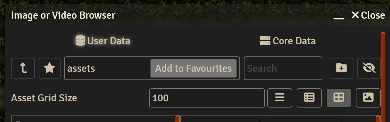 Add Favourite Button