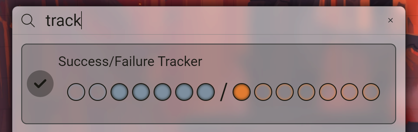 Tracker Applet