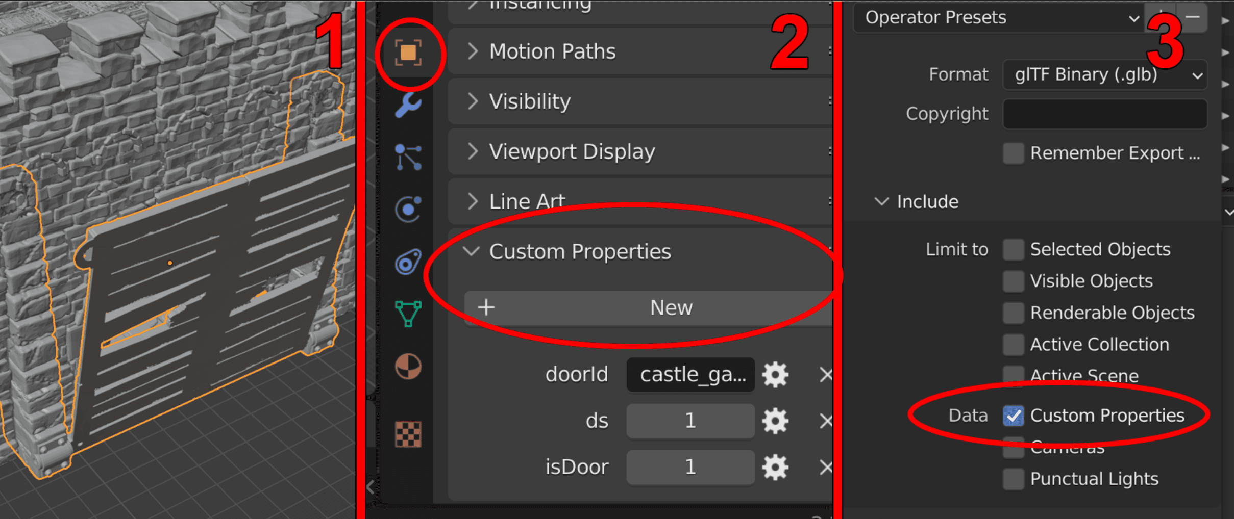 Blender Tagging Location